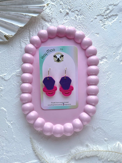 'Ring Pop' Purple Dangle