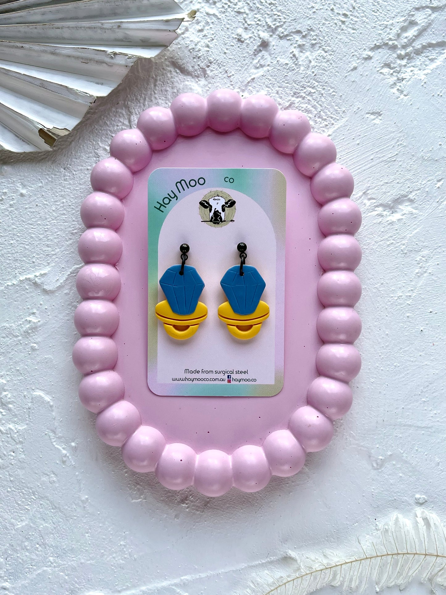 'Ring Pop' Blue Dangle