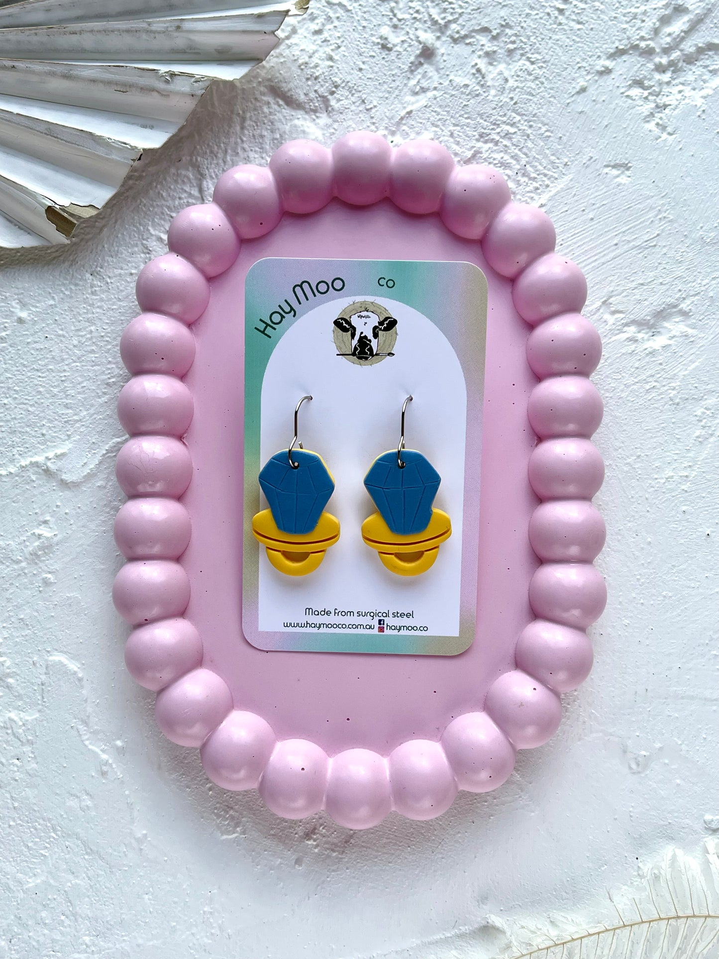 'Ring Pop' Blue Dangle