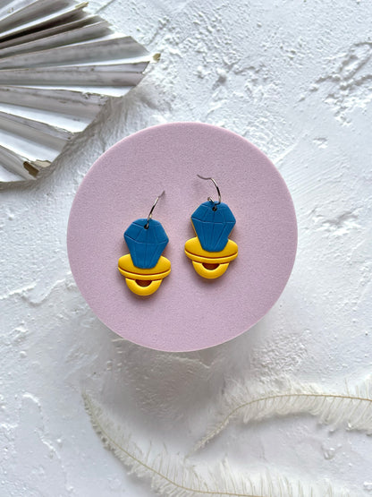 'Ring Pop' Blue Dangle